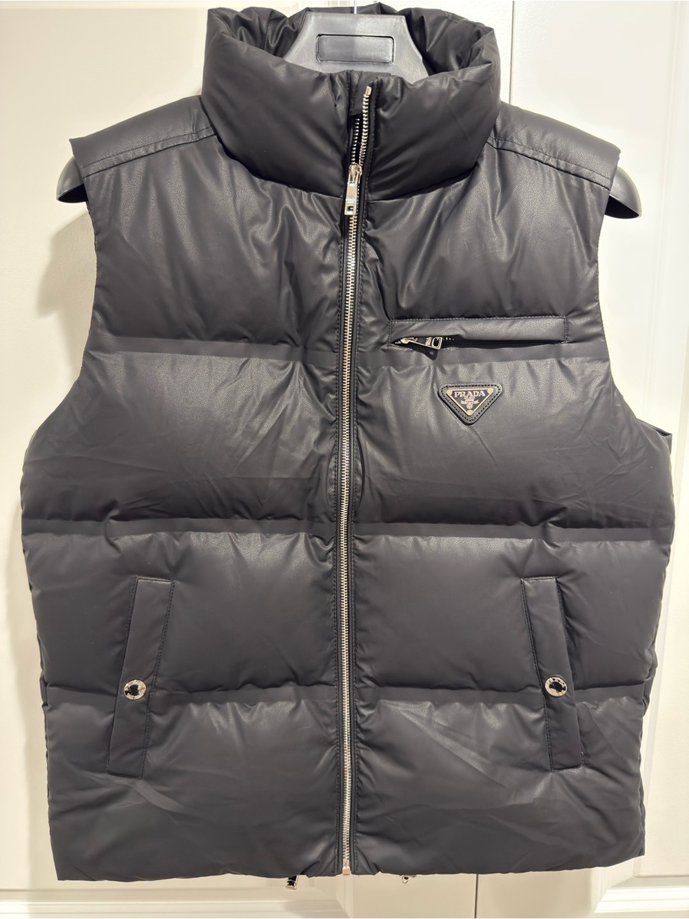Prada Men's Black Puffer Vest